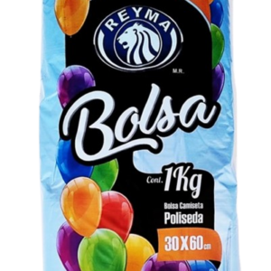 BOLSA CAMISETA POLISEDA GRANDE ANGUIANO 30 X 60 CM 1 KILO