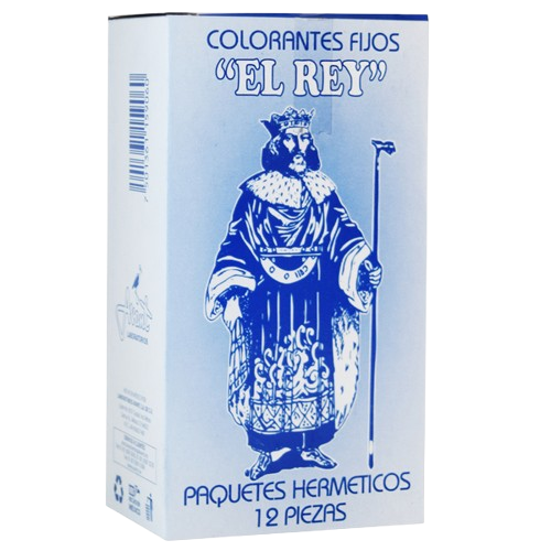 COLORANTES EL REY AZUL MARINO 40/12PZ