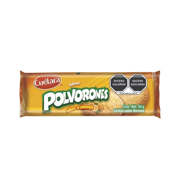 GALLETA CUETARA POLVORON NARANJA 20/54GR