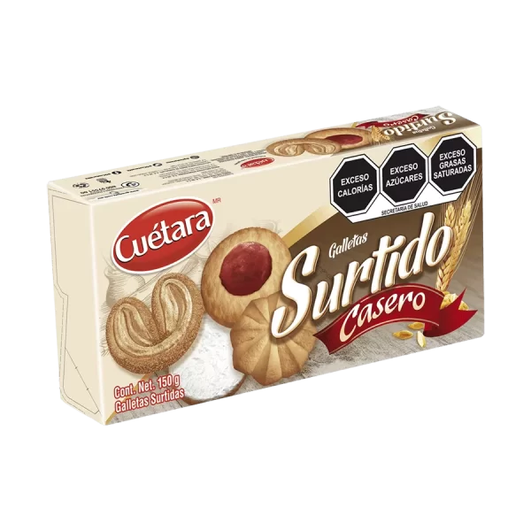 GALLETAS CUETARA SURTIDO CASERO 20/150GR