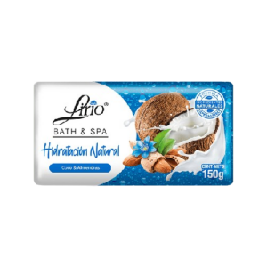 JABON LIRIO COCO Y ALMENDRAS EXH 12/4PZAS/150GR