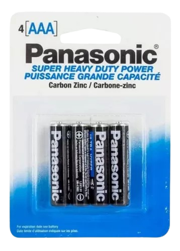 PILA PANASONIC AAA BLISTER CON 4PZ4/12BLISTER