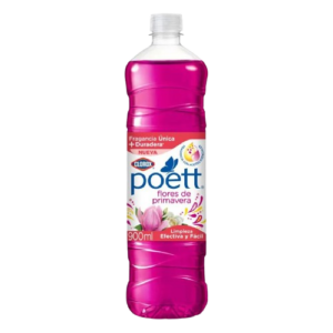 POETT FLORES DE PRIMAVERA 12/900 ML + 2 CLORO 500 ML