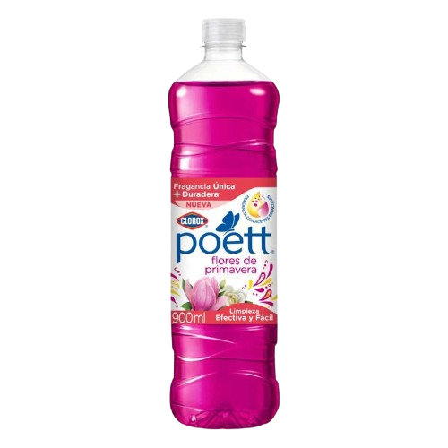 POETT FLORES DE PRIMAVERA 12/900 ML + 2 CLORO 500 ML
