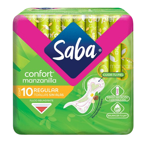 TOALLAS SABA CONFORT S/ ALAS 10/10 PZAS T 1 REGIO