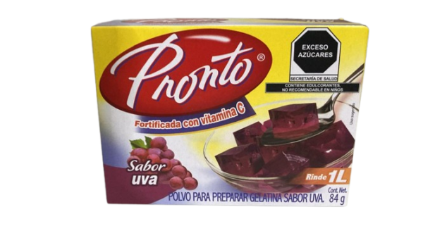 GELATINA PRONTO UVA 24/84GR