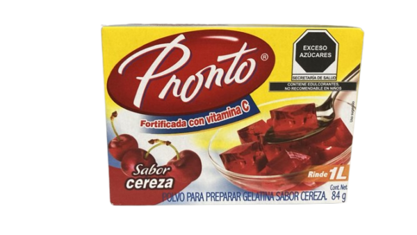 GELATINA PRONTO CEREZA 24/84GR