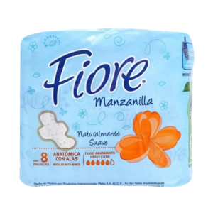 TOALLAS FIORE ANATOMICA C/A 12/8PZAS