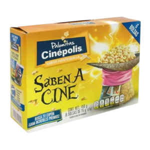 PALOMITAS CINEPOLIS S/MANTEQUILLA 75GR EXH/15PZAS