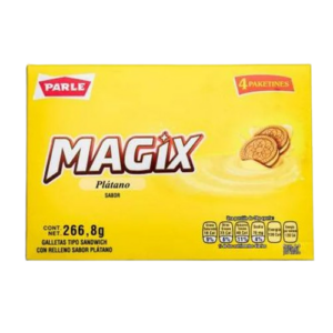 GALLETAS MAGIX PLATANO 4EHX/12PZAS