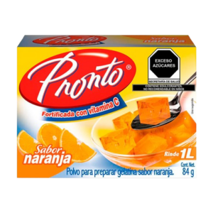 GELATINA PRONTO NARANJA 24/84GR