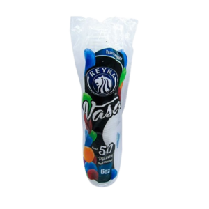 VASO PLASTICO REYMA #6 20/50PZAS