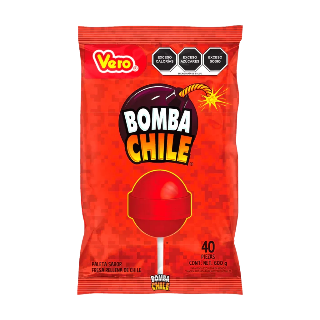 PALETA BOMBA CHILE VERO 24/40PZAS