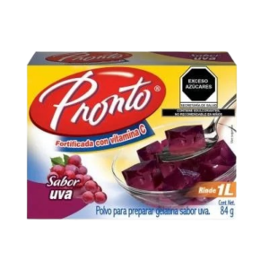 GELATINA PRONTO UVA 24/84GR