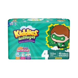 PAÑAL KIDDIES ANTIFUGAS GRANDE 4/40PZAS