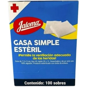 GASA 7.5X5CM JALOMA EXH C/100PZAS