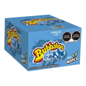 CHICLE BUBBALOO MENTA 32EXH/47PZAS