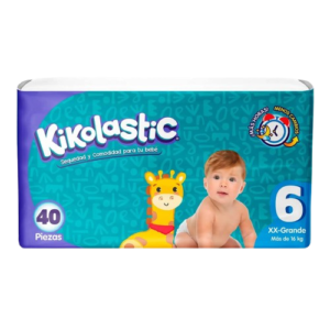 PAÑAL KIKOLASTIC 6XXG JUMBO 6/40PZAS