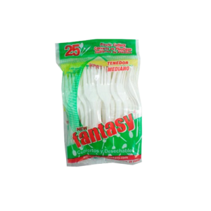 TENEDOR FANTASY MEDIANO 40/25PZAS