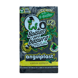 BOLSA NEGRA JUMBO ANGUIANO 70+30X120
