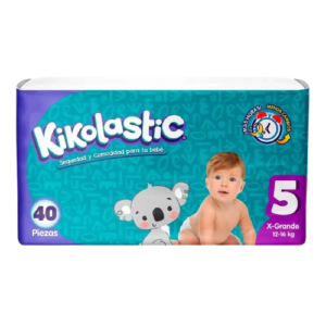 PAÑAL KIKOLASTIC 5 XG JUMBO 6/40PZAS