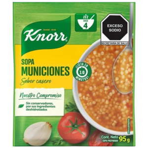 SOPA KNOR MUNICIONES 12/95GR