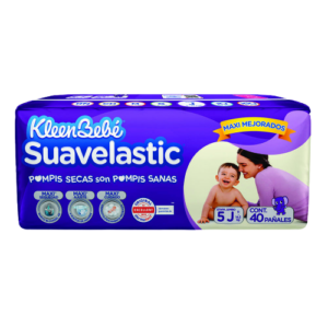 PAÑAL SUAVELASTIC JUMBO 4/40PZAS