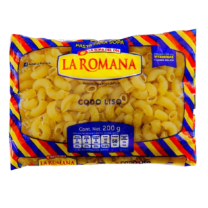 SOPA CODO LISO LA ROMANA 20/200GR