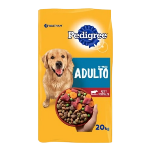 ALIMENTO PEDIGREE ADULTO RES Y VEGETALES 20KG