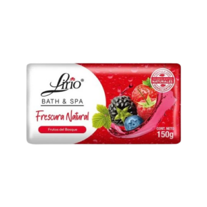 JABON LIRIO FRUTOS DEL BOSQUE 12EXH/4PZAS/150GR