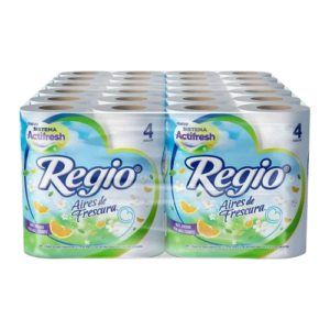 PAPEL HIGIENICO REGIO AIRES DE FRESCURA 250H/40PZAS