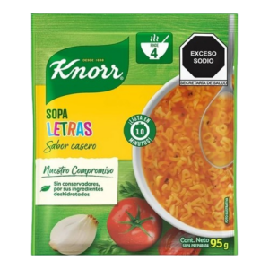 SOPA KNOR LETRAS 12/95GR