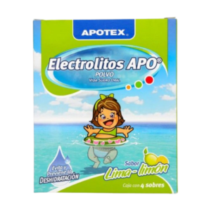 SUERO ELECTROLITOS POLVO LIMA-LIMON 10EXH/4SOBRES