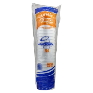 VASO TERMICO #706 CONVERMEX 40/25PZAS