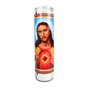 VELADORA IMAGEN SAGRADO CORAZON MEGA C/12PZAS