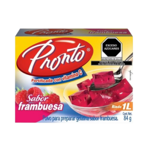 GELATINA PRONTO FRAMBUESA 24/84GR