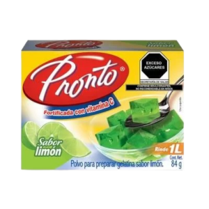 GELATINA PRONTO LIMON 24/84GR
