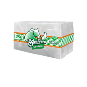 SERVILLETA SOMBRERO 32/250PZAS