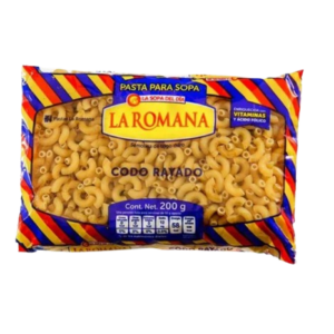 SOPA CODO RAYADO LA ROMANA 20/200GR