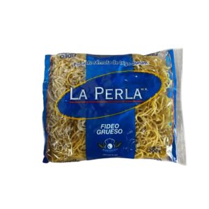 SOPA FIDEO GRUESO LA PERLA 20/200GR
