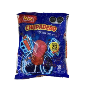 PALETAS VERO CHUPADEDO 24/30PZAS