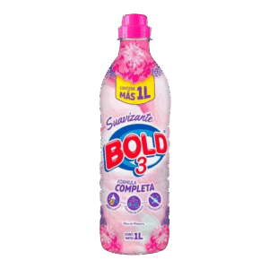 SUAVIZANTE BOLD ROSA 12PZAS+2PZAS/1LT