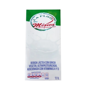 BEBIDA LACTEA LA FLOR DE MEXICO SLIM 12/1LT