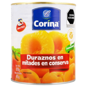 DURAZNO EN ALMIBAR CORINA 12/820GR