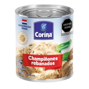 CHAMPIÑON REBANADO CORINA 24/186GR
