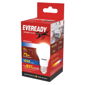 FOCO LED EVEREADY 10W LUZ BLANCA 4EXH/10PZAS