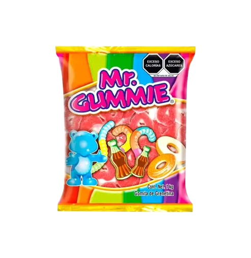 GOMITAS CORAZON BICOLOR 12/1KG