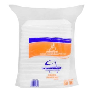CHAROLA TERMICA TAQUERA 10/50PZAS