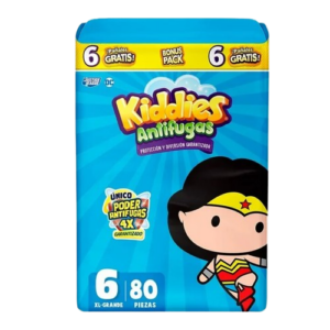 PAÑAL KIDDIES ANTIFUGAS EXTRA JUMBO ET6 2/80PZAS