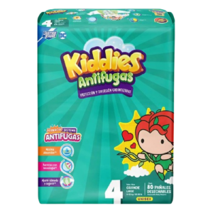 PAÑAL KIDDIES ANTIFUGAS GRANDE ET4 2/80PZAS